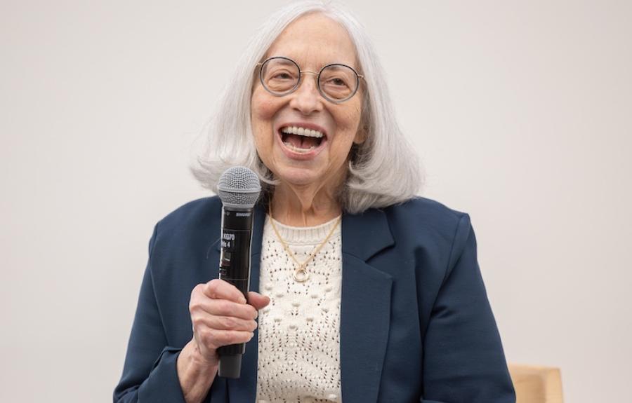 Beverly Tanenhaus (BA ’70) introduces the 4th biannual Ammons Reading Series for undergraduate poetry and fiction
