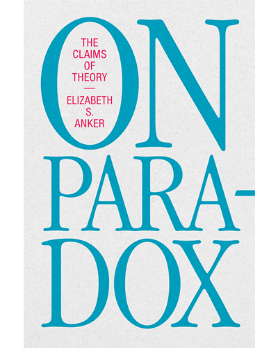 Book cover for On Paradox by Elizabeth S. Anker