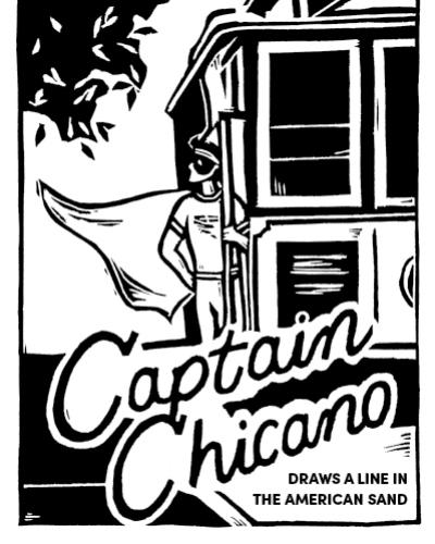 Captain Chicano by Stephen D. Gutiérrez (MFA '87) book cover