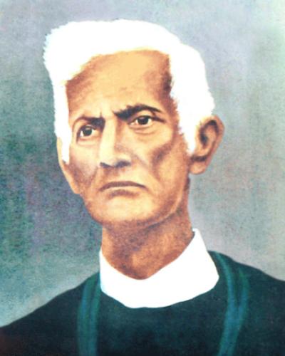 Image of painted portrait of Fakir Mohan Senapati